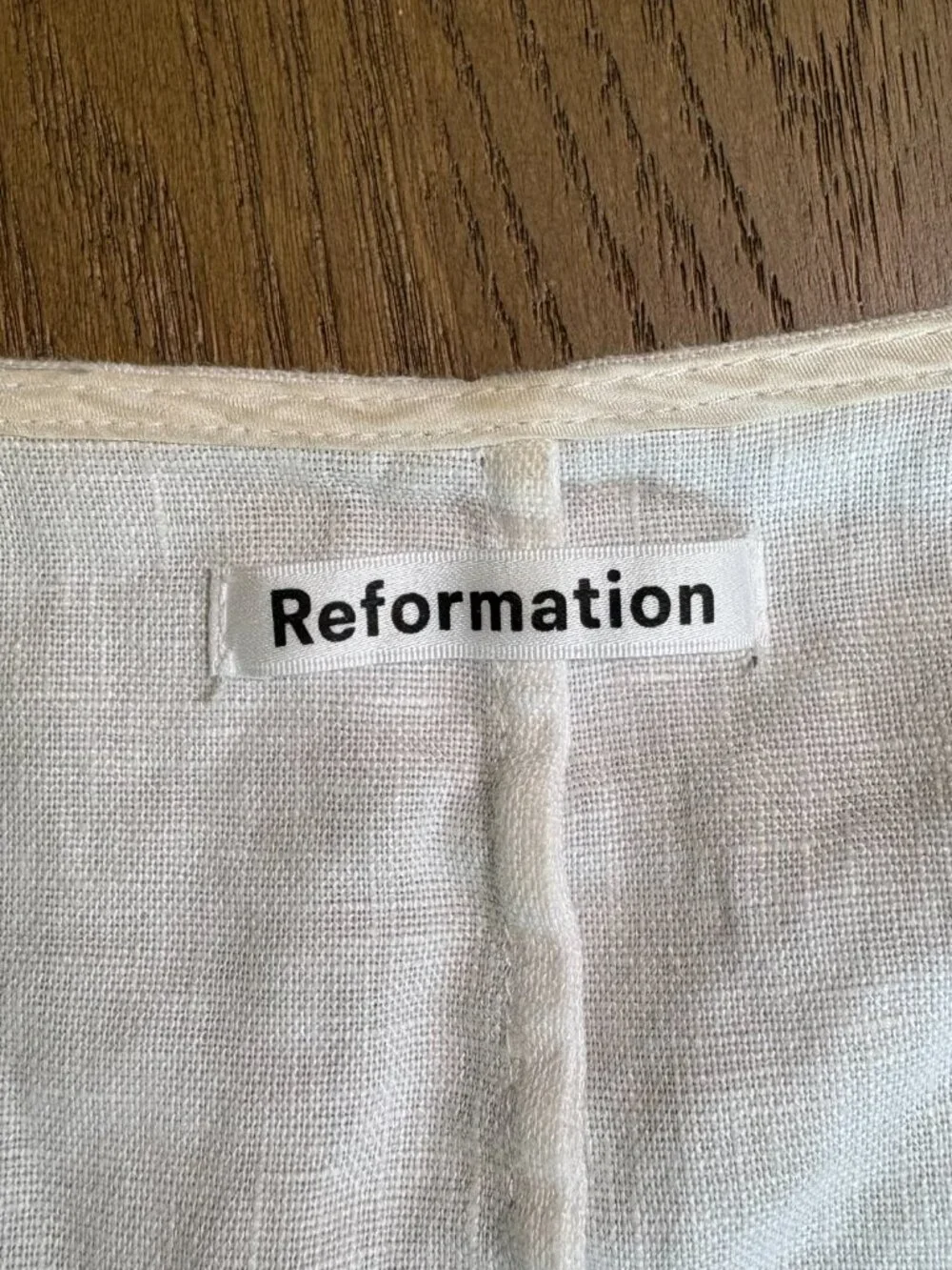 Reformation Hummingbird Linen Top | M